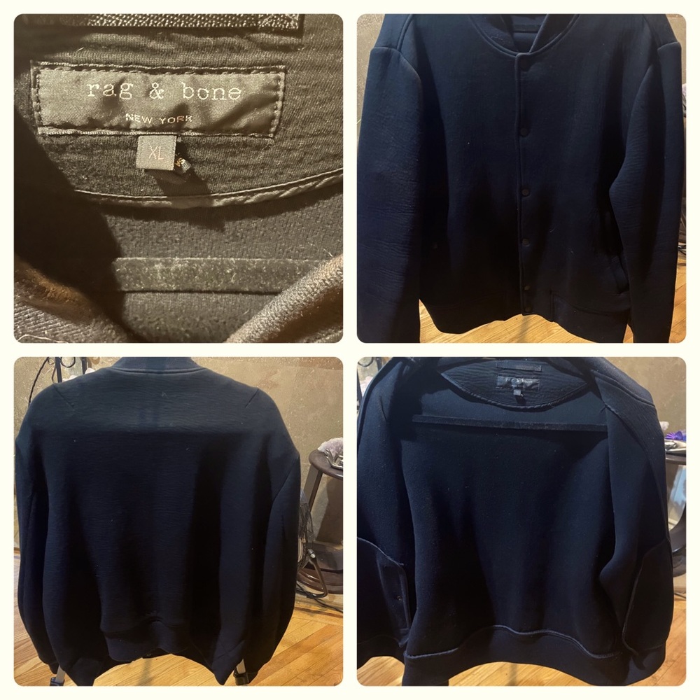 Rag&Bone XL men’s bomber Jacket mint condition
